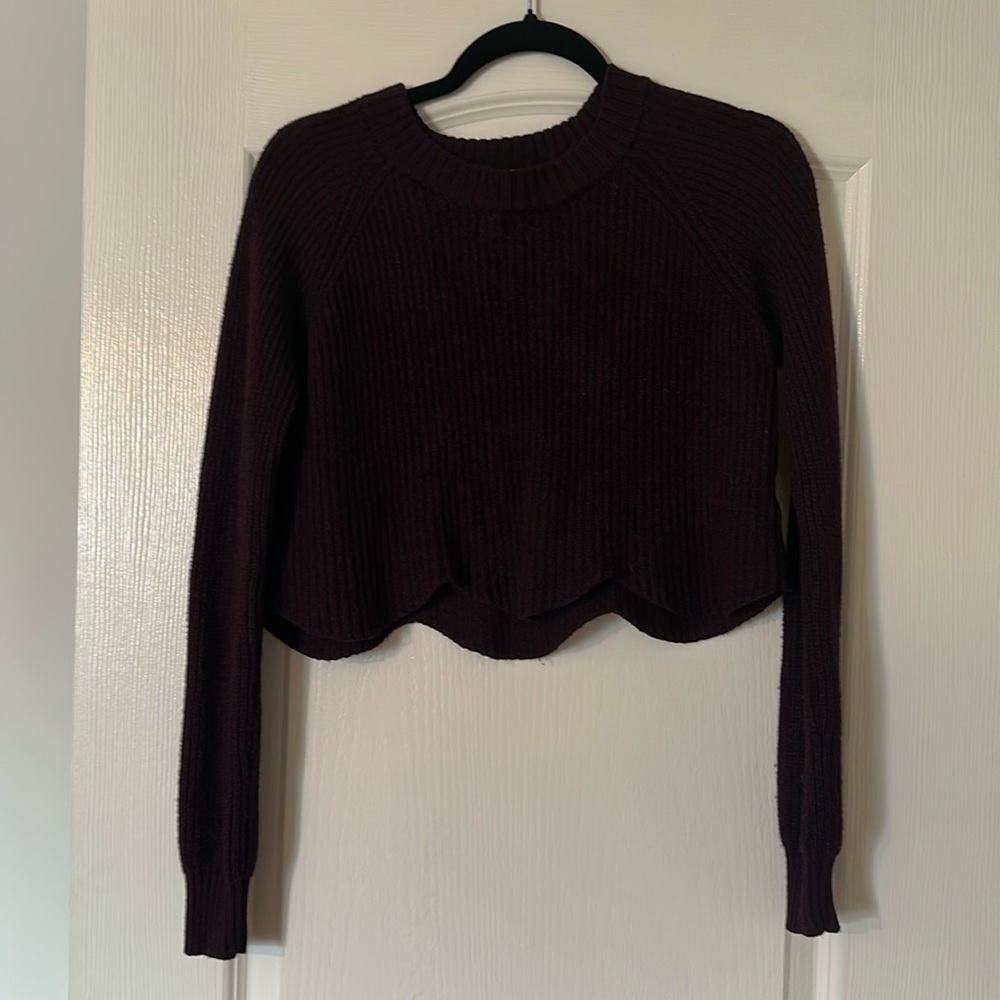WILFRED crop sweater